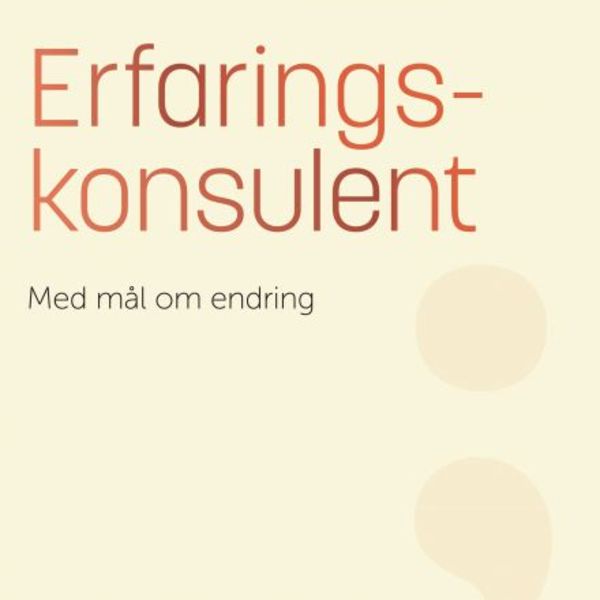 Bok: Erfaringskonsulent - Med mål om endring