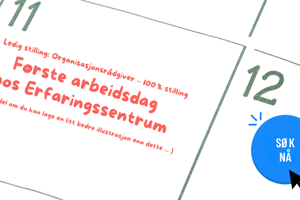 Ledig stilling: Organisasjonsrådgiver – 100 % stilling