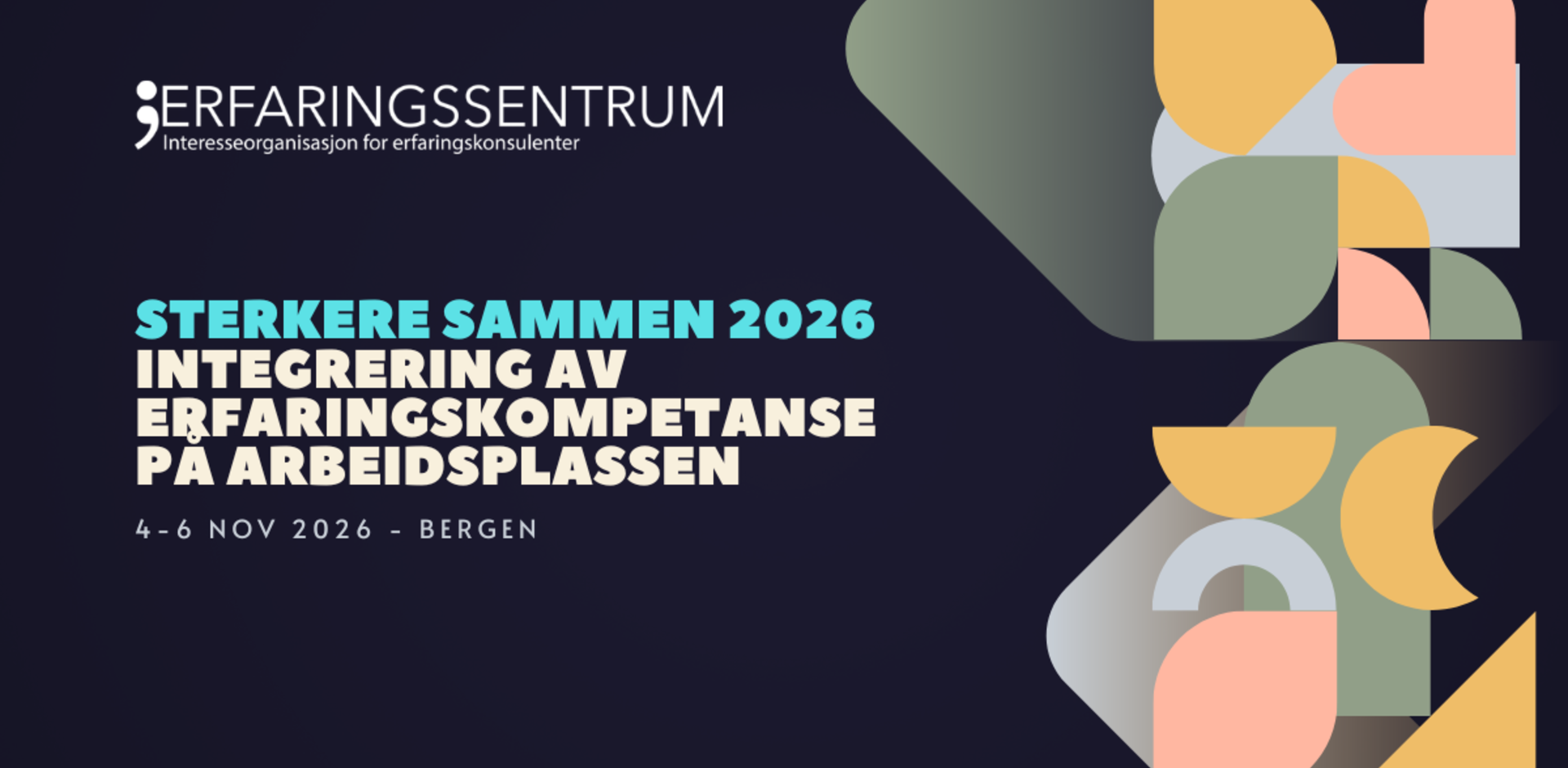 Sterkere Sammen 2026: Integrering av erfaringskompetanse på arbeidsplassen