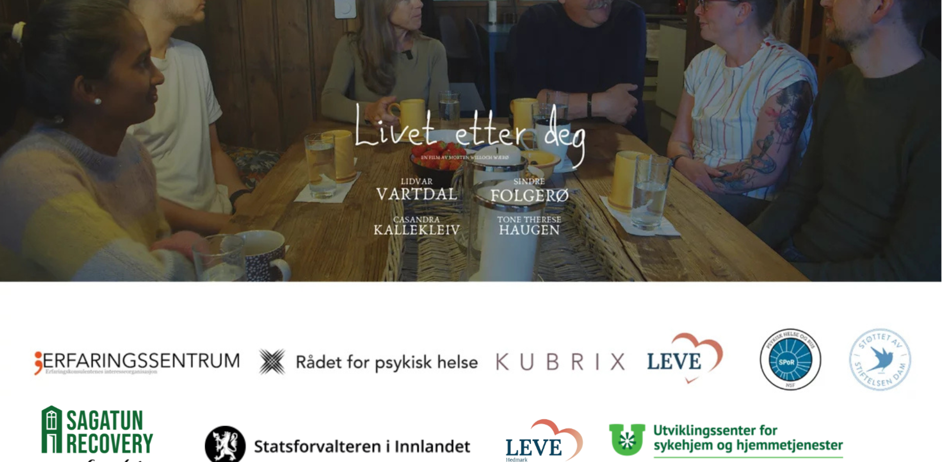 Verdensdagen for selvmordsforebygging – filmvisning og samtale på Hamar Kino