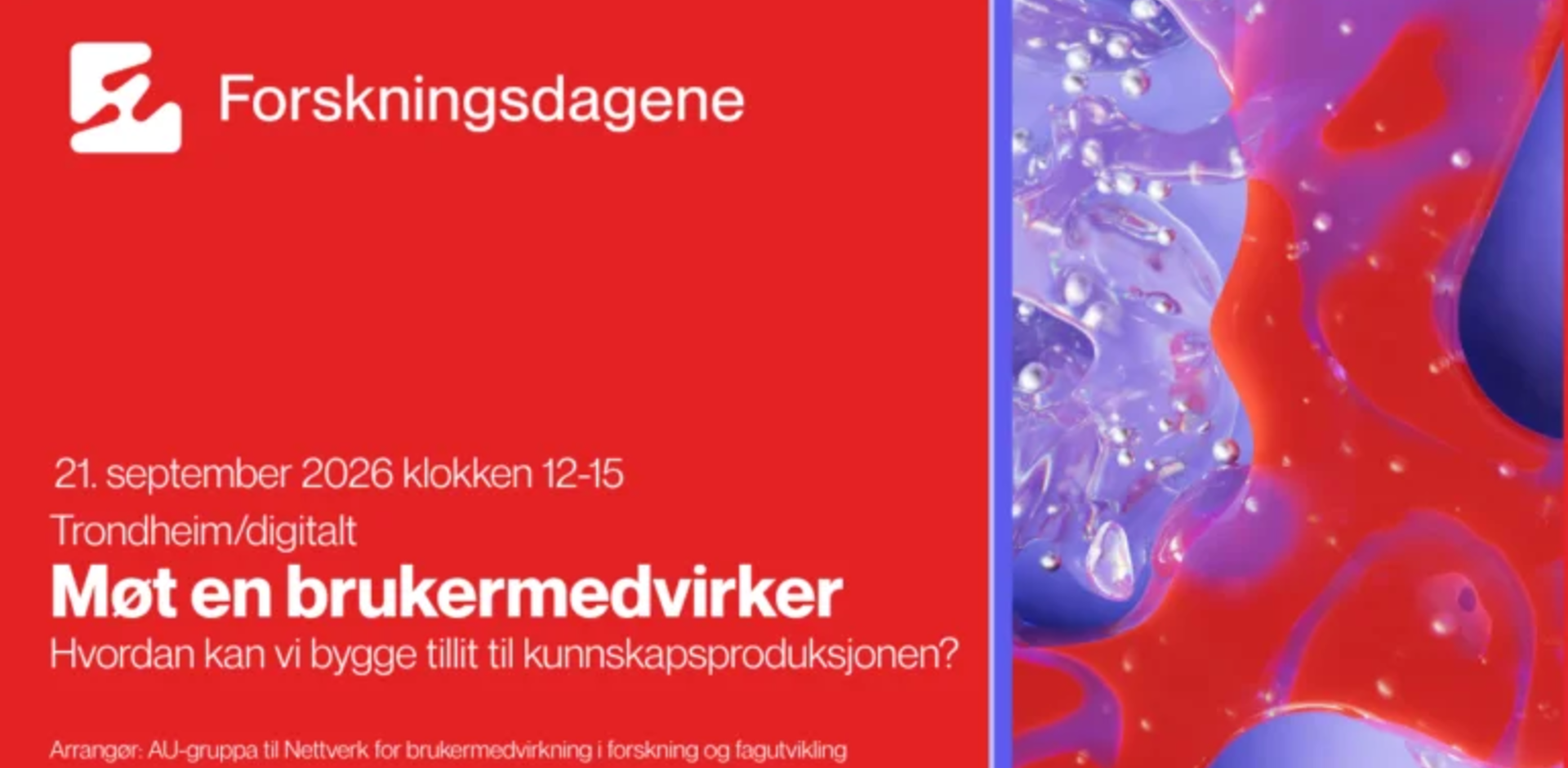 Møt en brukermedvirker – Hvordan kan vi bygge tillit i  kunnskapsproduksjonen?