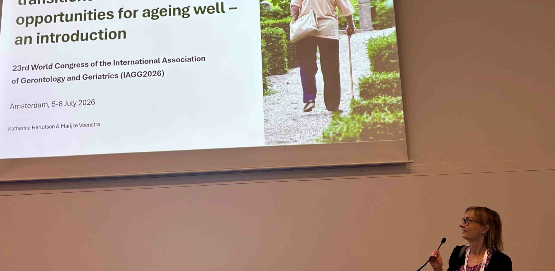 Katharina Herlofson presenterer fra TRILL-prosjektet