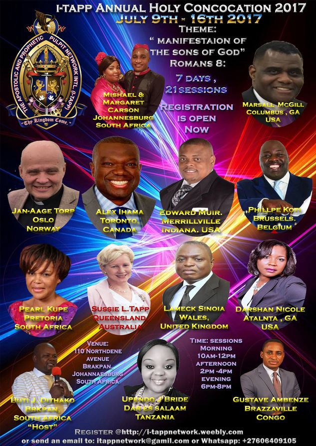 Holy Convocation in Johannesburg