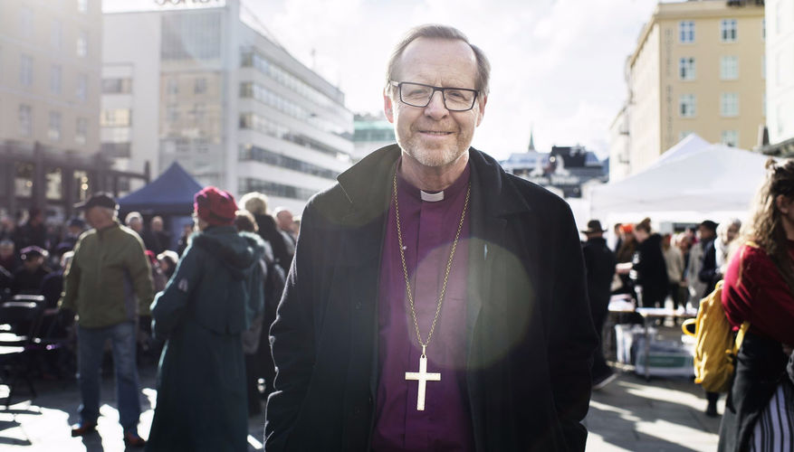 Biskop Nordhaug avfeier KKNs formann, Pastor Torp