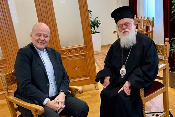 Personal Meeting in Tirana with Patriarch Anastasios of the Albanian Orthodox Church