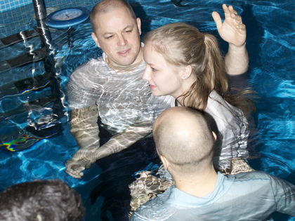 Крещение в церкви Открытая Дверь