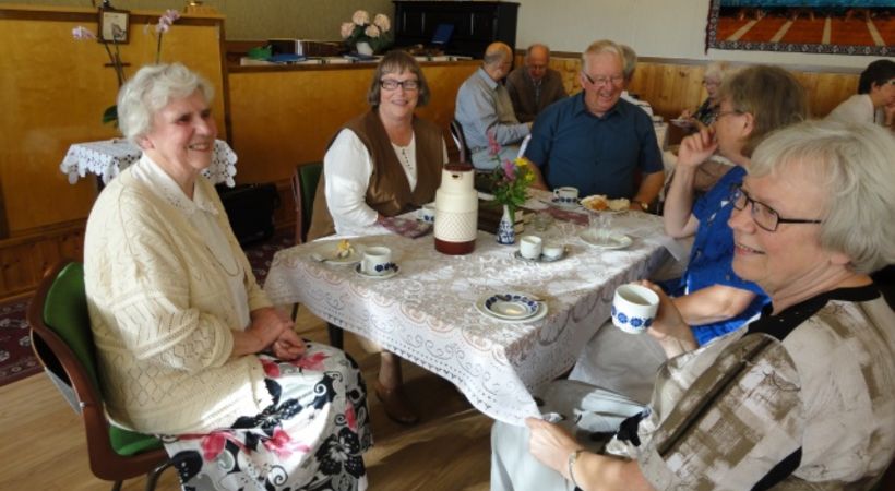 Hyggestund på Fagerholt i Eidsvoll