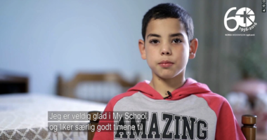 Med utdanningshåp til flyktningbarn