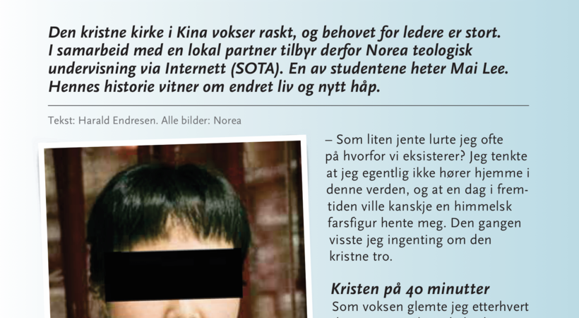 Nye ledere til Kinas menigheter!