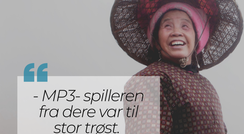 Tilbakemelding fra Kina