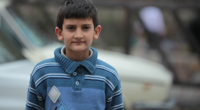 Shahnam* - ung gutt fra Iran til Church4kids: