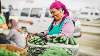 Kvinne Sentral-Asia: